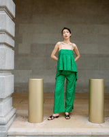 Yumi 35 Heeled Sandal in Classic Black Leather