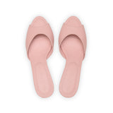 Amelie 55 Heeled Sandal in Powder Pink Nappa Leather