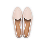 Claudia Loafer in Rose and White Leather