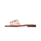 Heidi Slide in Powder Pink Nappa Leather