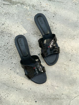 Advance Purchase Made-To-Order (MTO) Leather Heeled Sandals