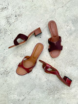 Advance Purchase Made-To-Order (MTO) Leather Heeled Sandals