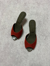 Advance Purchase Made-To-Order (MTO) Leather Heeled Sandals