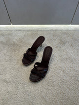 Advance Purchase Made-To-Order (MTO) Leather Heeled Sandals