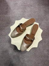 Advance Purchase Made-To-Order (MTO) Leather Heeled Mules