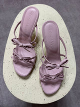 Advance Purchase Made-To-Order (MTO) Leather Heeled Sandals