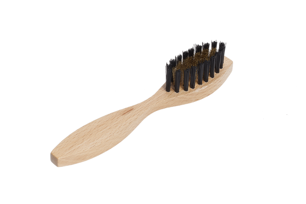 Famaco Brass and Horse Hair Bristle Suede Brush