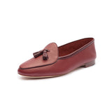 Claudia (Tassel) Loafer in Mosto Leather