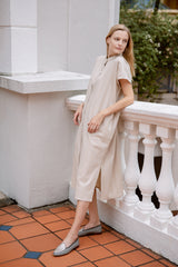 Claudia Loafer in Grey and Embossed Silver Lizard Leather