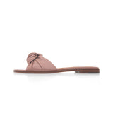 Gisele Slide in Blush Nappa Leather