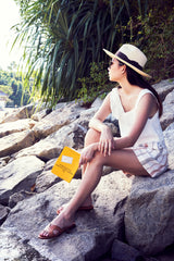 Yumi Slide in Classic Tan Leather