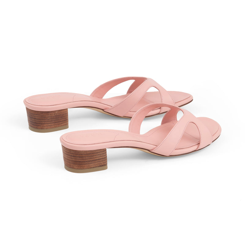 Group Made-To-Order (GMTO) Bella 35 Heeled Sandal in Classic Sakura Leather