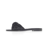 Group Made-To-Order (GMTO) Gisele Slide in Black Suede Leather