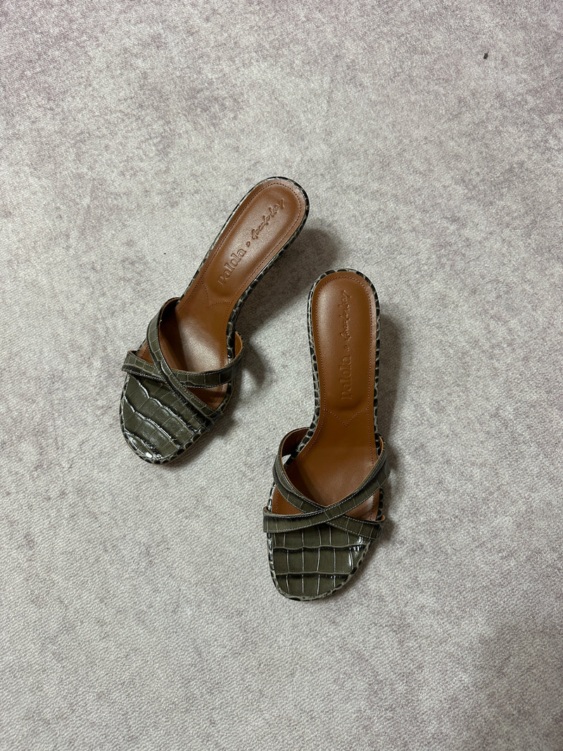 Advance Purchase Made-To-Order (MTO) Leather Heeled Sandals