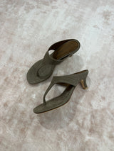 Advance Purchase Made-To-Order (MTO) Leather Heeled Sandals