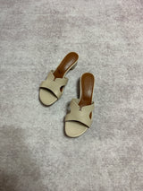 Advance Purchase Made-To-Order (MTO) Leather Heeled Sandals