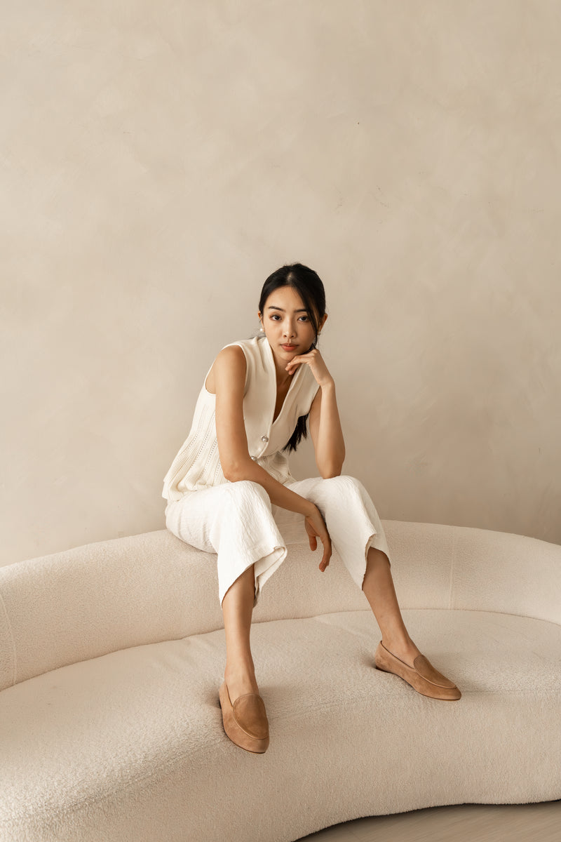 Gigi Loafer in Sahara Suede Leather