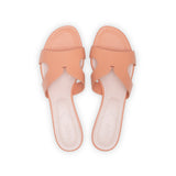 Group Made-To-Order (GMTO) Yumi 35 Heeled Sandal in Classic Salmone Leather