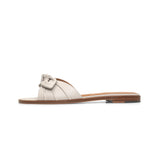 Group Made-To-Order (GMTO) Cherie Slide in Classic Egret Leather