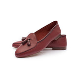 Claudia (Tassel) Loafer in Mosto Leather