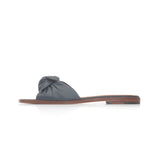 Gisele Slide in Navy Nappa Leather