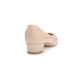 Jessica 35 Pump in Classic Beige and Embossed Silver Lizard Leather