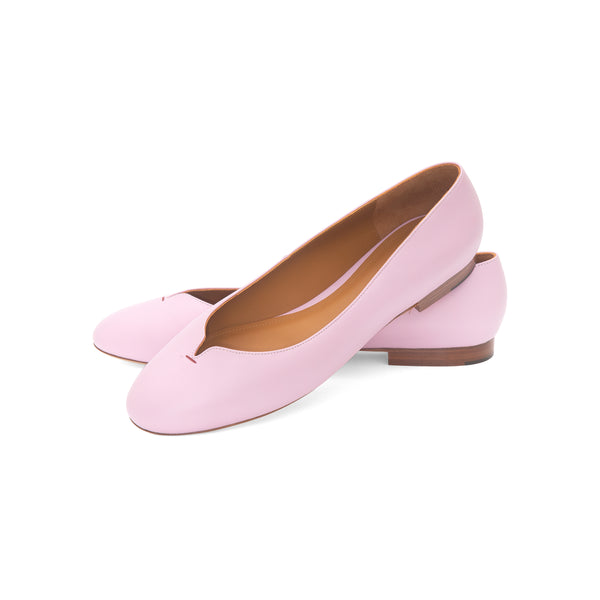 Yumi Ballet Flat in Classic Figure Leather