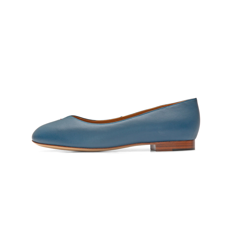 Yumi Ballet Flat in Classic Pilote Leather